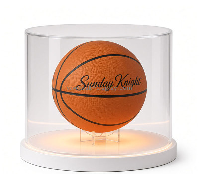 Custom acrylic basketball luminous display box LDD-243