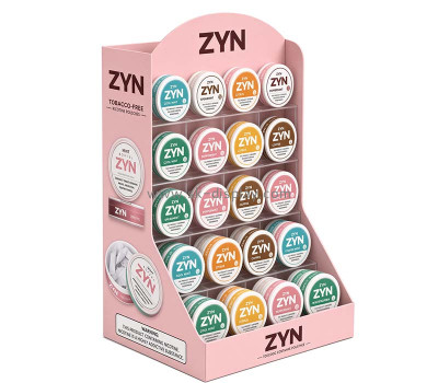Custom acrylic ZYN nicotine pouches display stand rack SOD-1230