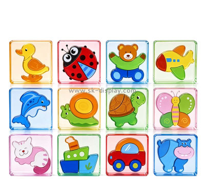 Custom acrylic kids toys puzzle blocks CA-254