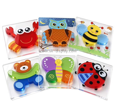 Custom acrylic animal puzzle block set CA-255