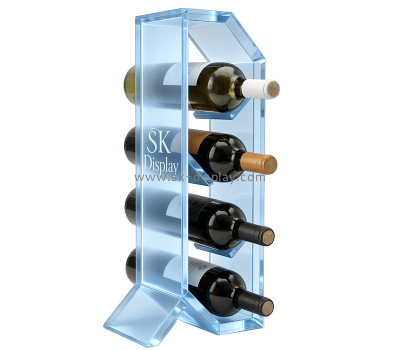 Custom acrylic 4 bottle countertop wine holder WD-352