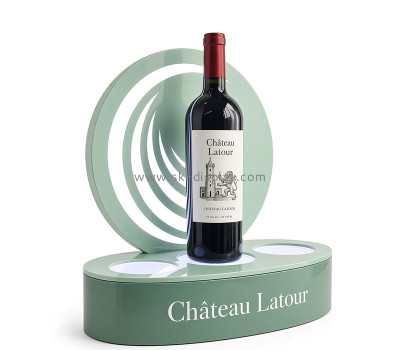 Custom acrylic wine bottles illuminated display stand KLD-249