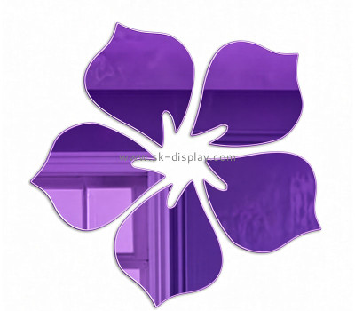 Custom acrylic wall floral mirror sticker MA-255