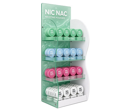 Custom retail NIC NAC nicotine display DBS-1418