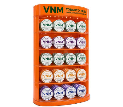 Custom VNM nicotine display cabinet DBS-1420