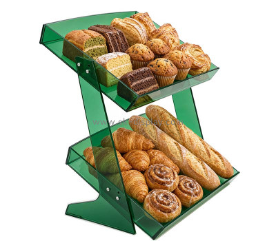 Custom slanted bakery display rack FD-623