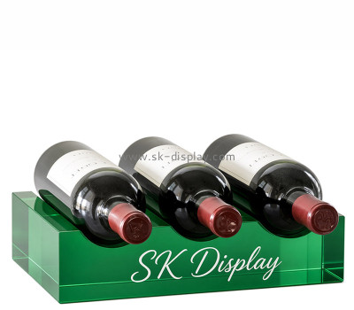 Custom retail wine bottle holder block WD-354