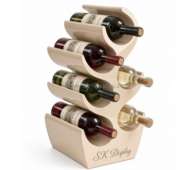 Custom retail wine bottle rack holder WD-357