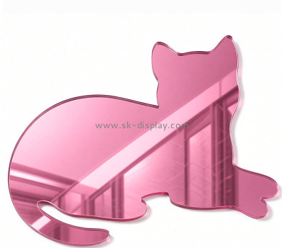 Custom wall 3D decor cat mirror sticker MA-261