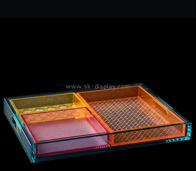 Custom acrylic stacking tray set STS-350