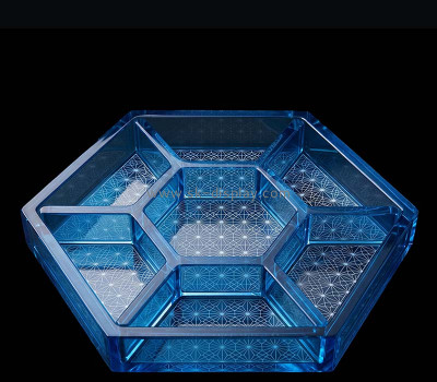 Custom hexagon sectional tray STS-353