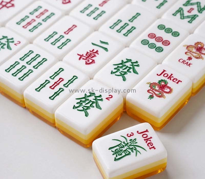 Custom acrylic mahjong tiles manufacturer SOD-1233