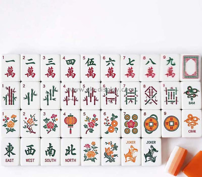 Custom acrylic mahjong tiles SOD-1232