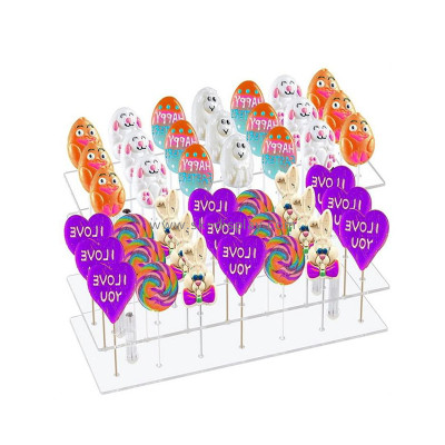 Perspex manufacturer custom acrylic lollipop display stands plexiglass lollipop display racks FD-446
