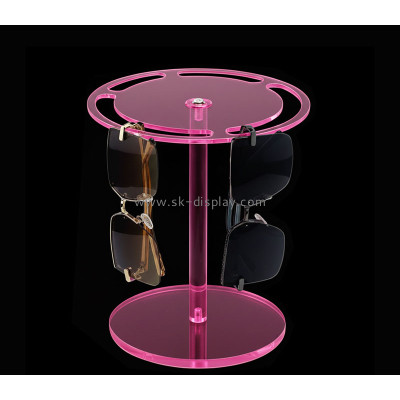 Custom acrylic sunglasses round display stands GD-189