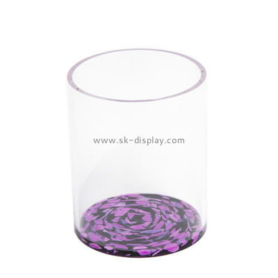 Custom acrylic round display box DBS-1379