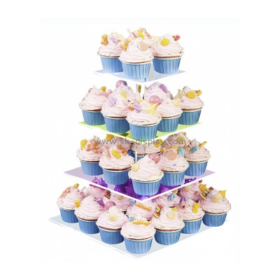 Custom acrylic illuminated parties cupcake tower holder LDD-211