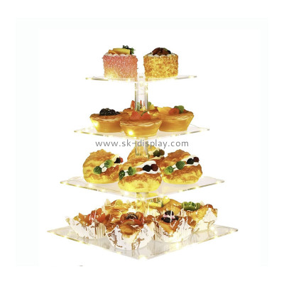 Custom acrylic LED parties dessert display stand tree LDD-213