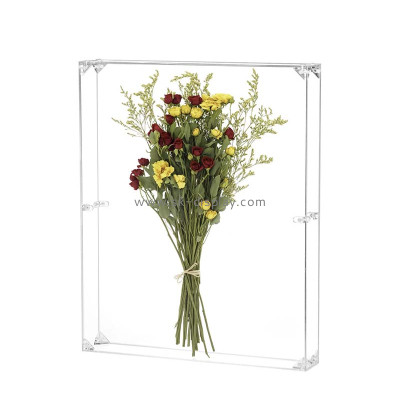 Custom acrylic wedding dried flowers display box DBS-1386