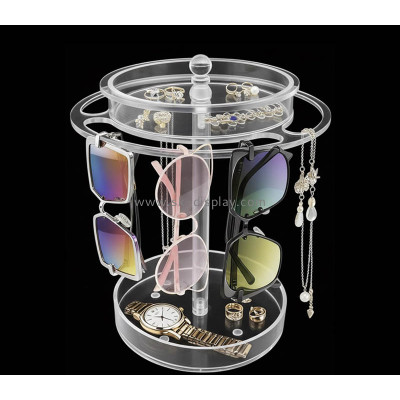 Custom acrylic sunglasses holder stand with 360&deg; rotation GD-205