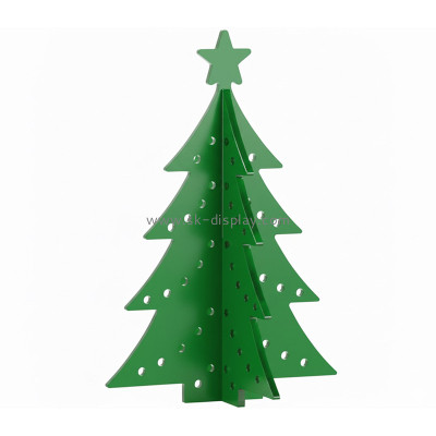 Custom acrylic Christmas tree shape earring display stand SOD-1209