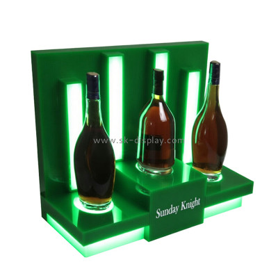 Custom acrylic bar vodka whisky LED display stands WD-332