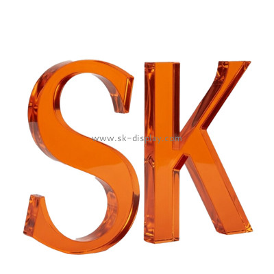 Custom acrylic letter logo brand sign display block CA-238