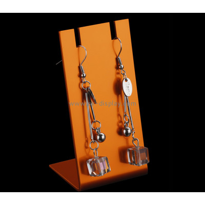 Custom acrylic L shape jewelry earring display stand JD-363