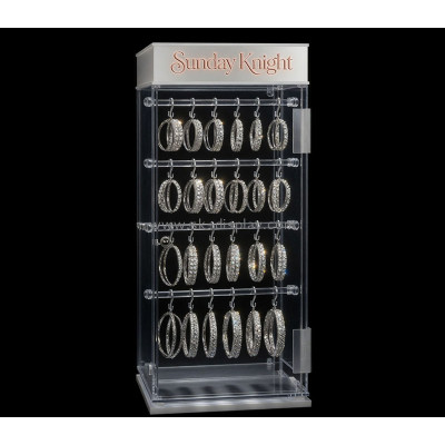 Custom acrylic retail jewelry bracelet display case JD-364