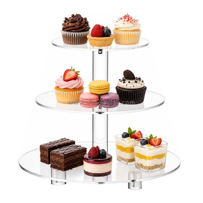 Custom acrylic cupcake dessert tower stand holder FD-601