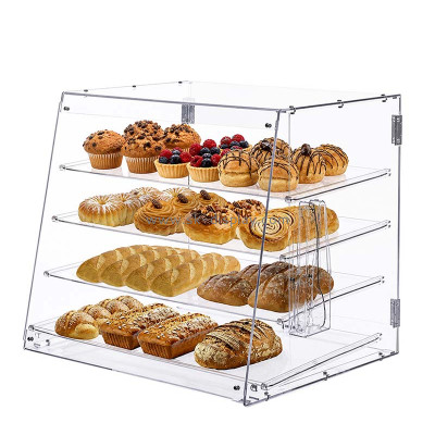 Custom acrylic countertop bakery pastry display case FD-602