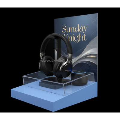 Custom acrylic headphone display stand prop PD-387