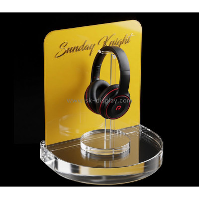 Custom acrylic retail store headphone display stand prop PD-389