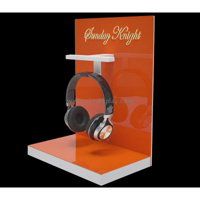 Custom acrylic exhibition headphone LED display stand prop PD-388