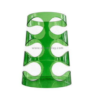 Custom acrylic wine bottles display rack WD-336