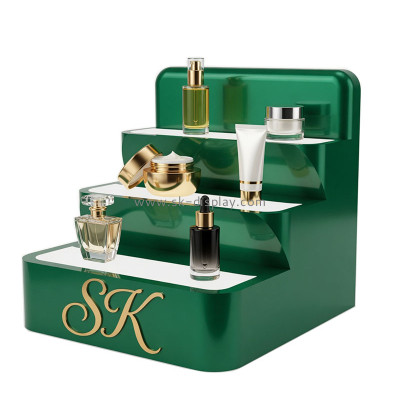 Custom acrylic 3 tiers perfume skincare LED display stand KLD-235