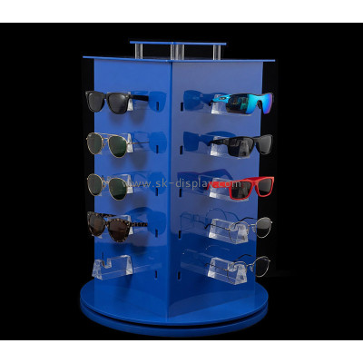 Custom acrylic retail sunglasses rotating display stand GD-213