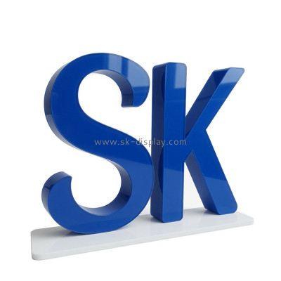 Custom acrylic logo sign display block AB-435