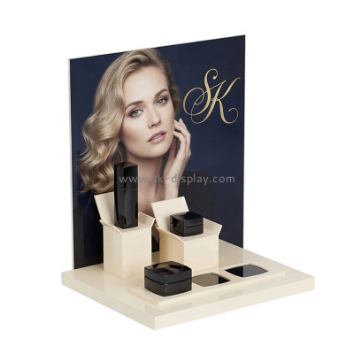 Custom acrylic cosmetics skincare display stand CO-908