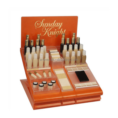 Custom acrylic beauty skincare display stand CO-909