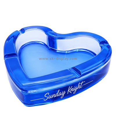 Custom heart acrylic cigar ashtray block CA-243