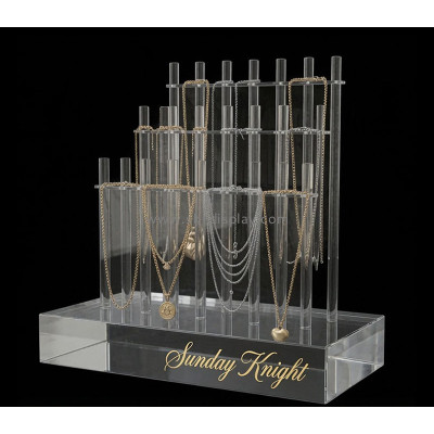 Custom acrylic luxury necklaces display rack JD-368