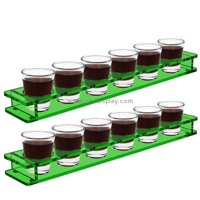 Custom acrylic KTV shot glass tray holder WD-341