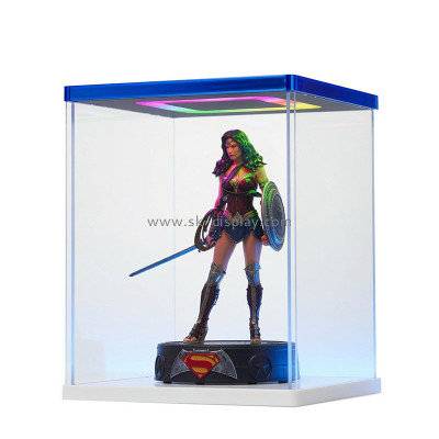 Custom acrylic action figure LED display box LDD-235