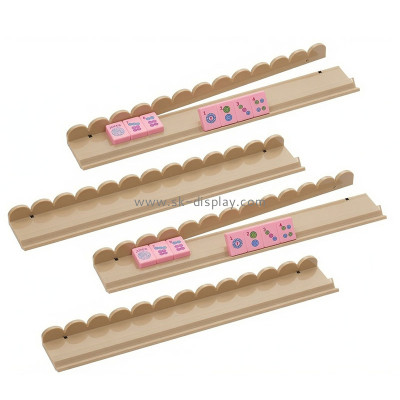 Custom acrylic mahjong game racks with pusher SOD-1222