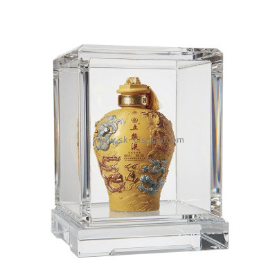Custom acrylic luxury wine display box DBS-1407