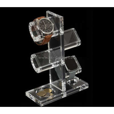 Custom acrylic multiple watches display stand tower JD-371