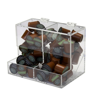 Custom acrylic retail K cup container box FD-611