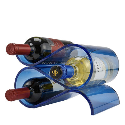 Custom acrylic cute wine bottle holder rack WD-345