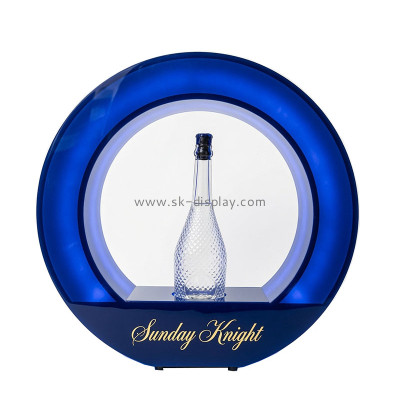 Custom acrylic wine bottle lighted display props KLD-244